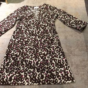 Jude Connally animal print 3/4 sleeve dress